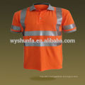 2015 safety workwear 100% polyester hi vis safety reflective t shirts